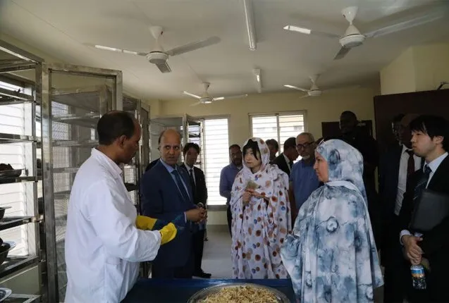 انواذيبو : وفد ياباني يزور مركز تأهيل وتكوين حرف الصيد