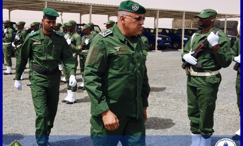 قائد الدرك يتفقد السرية المكلفة بتأمين منطقة تازيازت
