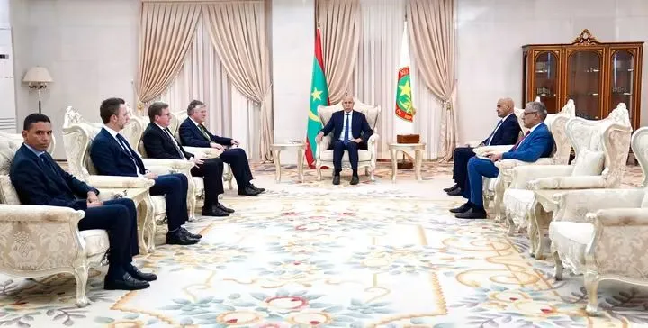 غزواني يستقبل وفد من شركة كوسموس انرجي