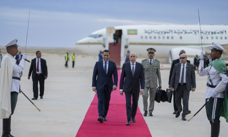 الرئيس غزواني يصل انواكشوط